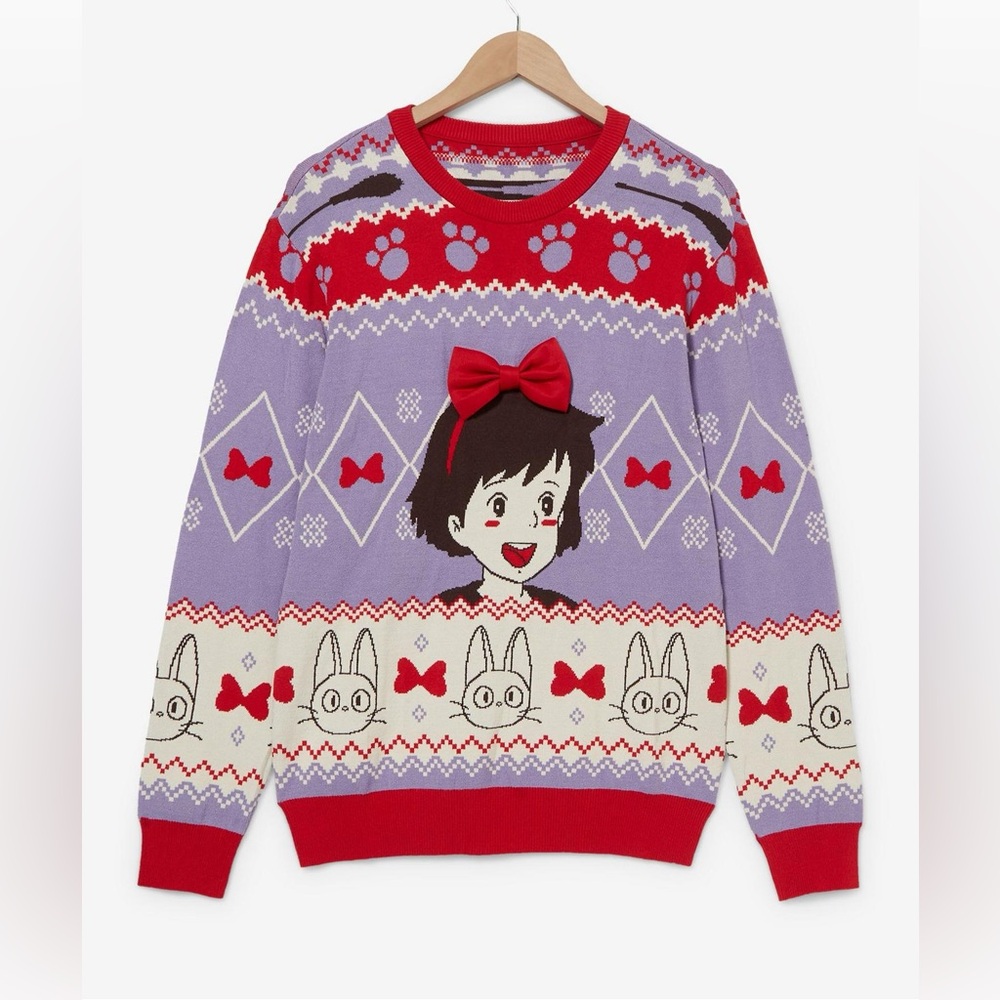 NWT Boxlunch Our Universe Studio Ghibli Kiki's Delivery Service Sweater XS